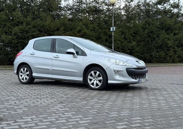 Peugeot 308 cena 12499 przebieg: 237000, rok produkcji 2009 z Szczecinek małe 137